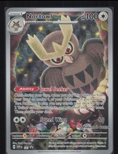 Noctowl Pokemon Center Stamp #141 Pokémon SVP: Scarlet & Violet Black Star Promo