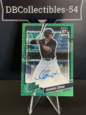 2023 Panini Donruss Jonatan Clase Green MOJO Auto 10/10 Seattle Mariners 