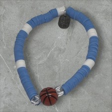 Go Blue & White Bracelet | Fun Accessory for Basketball Fans