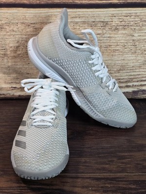 Adidas Volleyball Shoes Gray Non Marking Women s Sz 7.5 (753001) Pre-owned Nobox