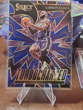 2021-22 Panini Select LeBron James Turbocharged Blue SP Los Angeles Lakers