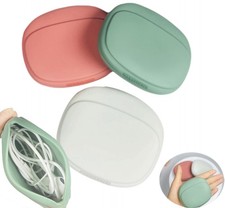 CIXVOEMK Silicone Headphone Organizer-Data Cable Storage Red-Grey-Green