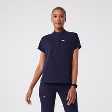 Figs Womens Montex Scrub Top Navy --Select Size--
