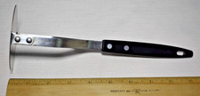 Vintage Stainless Hand Vegetable Press Masher Bakelite Handle 9.5 Inch USA Made