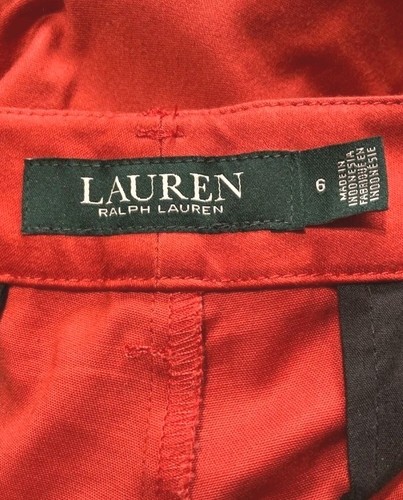 Lauren Ralph Lauren Chino Cropped pants Size Uk 10 New With Tags Rrp115 Retro - Picture 2 of 7