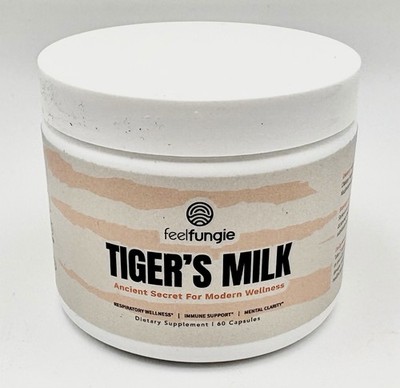 Tiger Milk Mushroom Supplement | Hair Growth & Immune Support Expires 2/2027