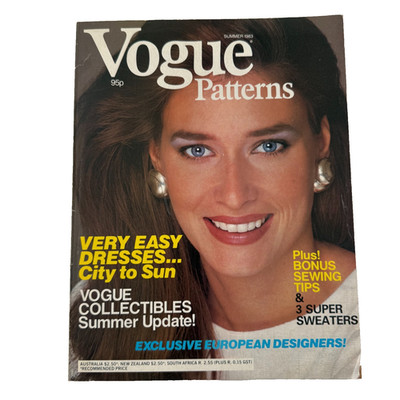 Vogue Patterns Magazine Summer 1983 'Very Easy Dresses'
