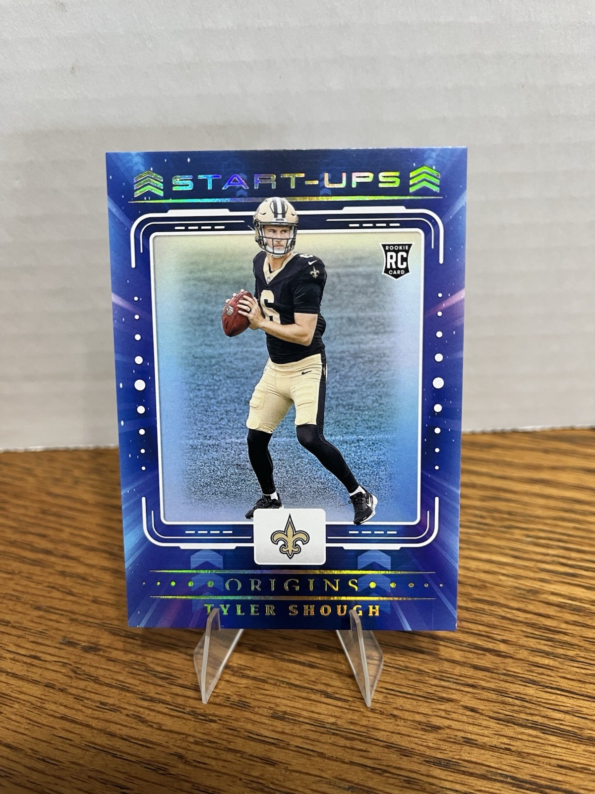 Tyler Shough 2025 Panini Origins Start-Ups Rookie RC #19 New Orleans Saints