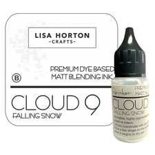 Lisa Horton Crafts Cloud 9 Matt Blending Ink Pad Reinker-Falling Snow - 4 Pack