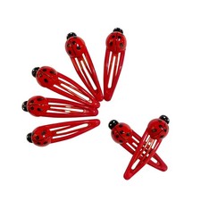 Kesvila 20 Pcs Ladybug Hair Clips, Animal 1 Count Pack of 20 ,