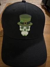 Branded Bills Sugar Skull Leprechaun  Hat Black ￼