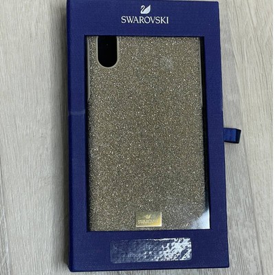 Swarovski High smartphone case iPhone XS Max Gold tone