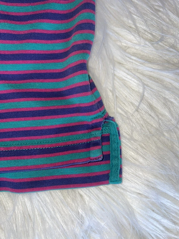 Camisa Polo Vintage Patagonia 24 Meses Remitente Rugby Rayas Manga Larga Primavera 95 Foto 4 de 4