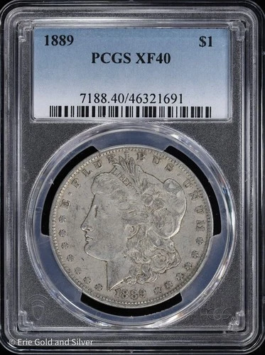 1889-P $1 Morgan Silver Dollar PCGS XF 40