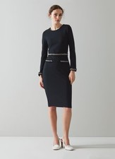 L.K. Bennett London Stunning Dr Vinnie Dress Size 12