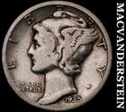 1935-S Mercury Dime- Silver- Scarce Better Date No Reserve #J3520