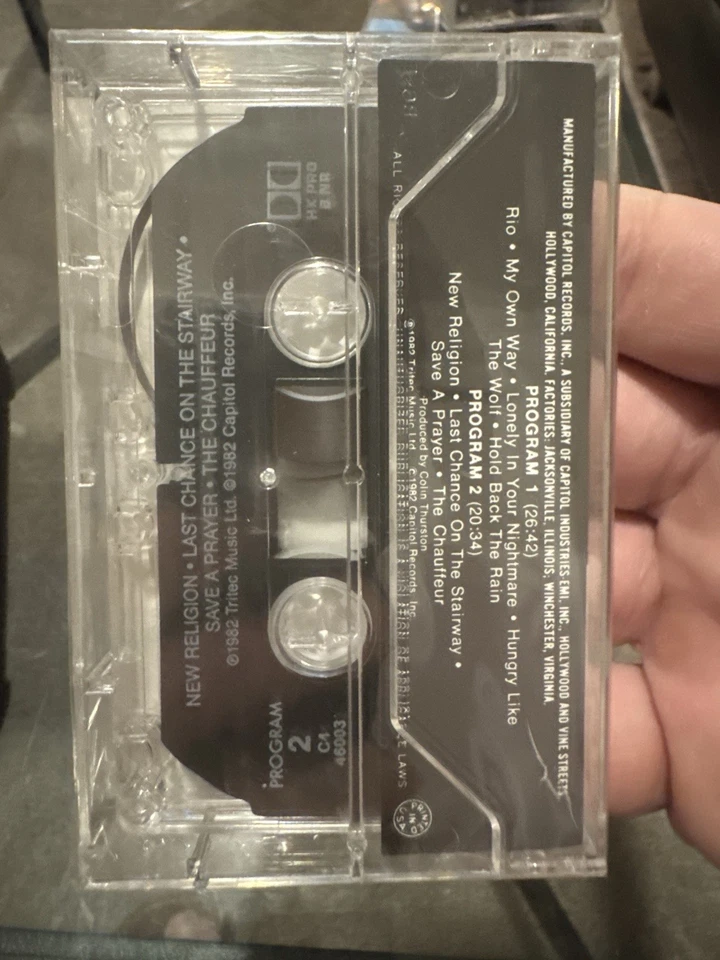 Duran Duran - Rio - 1982 - Capitol/EMI Records - Factory Sealed Cassette - Image 2 of 4