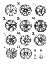 Genuine Mopar Aluminum Wheel 04755422AA