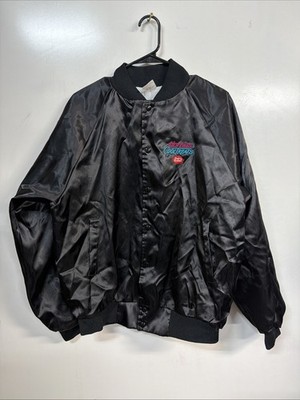 Vintage Dairy Queen Hot Eats Cool Treats Red Auburn Sportswear Jacket USA Black