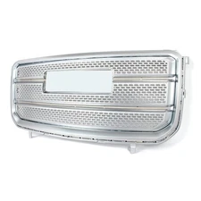 For GMC Acadia Denali 2013-2016 GM1200663 Front Bumper Upper Grille Chrome
