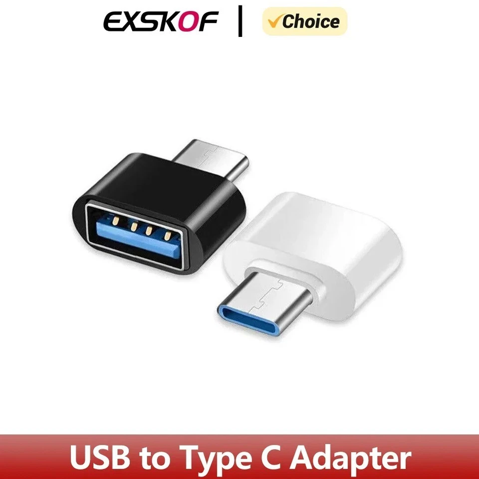 Adattatore USB a USB C Tipo C 3.1 Maschio OTG A Femmina Convertitore dati - Immagine 2 di 4