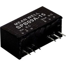 MEAN WELL SPB09A-12 750mA 9W DC/DC Converter Module No. outputs: 1 x Co