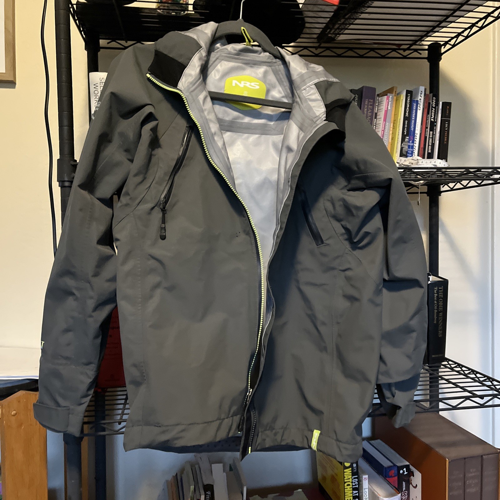 NRS ECLIPSE LT 4 Layer Jacket Mens Small Grey - image 1