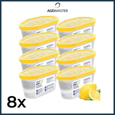 Luftentfeuchter Nachfüllpack 8x 400ml Zitronenduft gegen Feuchtigkeit AquaFloow