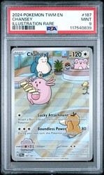 Chansey 187/167 Twilight Masquerade Illustration Rare Full Art Holo