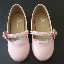 Baby Girls Kids Princess Party Mary Jane Wedding Toddlers Pearl Dress Shoes