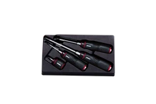 Nepros NTD1P04, Plastic Grip Phillips Screwdriver Set (4pcs.)