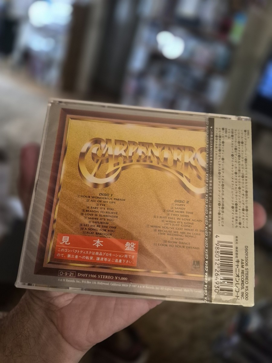 NEW Carpenters Treasures 2 CD Set Japanese Import With OBI Karen