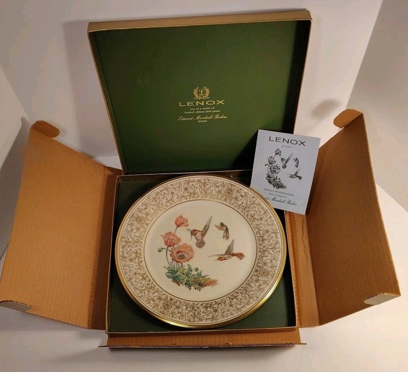 Rufous Hummingbird, 1974, Limited Edition Of Boehm Birds, Authentic LENOX