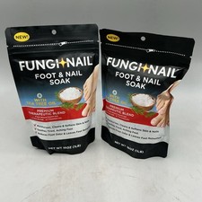 2 Pack Fungi-Nail Foot  Nail Soak with Tea Tree Oil - Moisturizes 16oz Each New