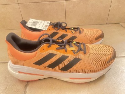 Adidas Mens Solar Glide 5 Running Shoes Orange Sneakers GX5470 Size 12M