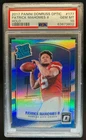 2017 Donruss Optic Patrick Mahomes II Holo Rated Rookie #177 Chiefs PSA 10