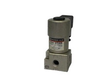 USED SMC 24VDC 0-9.9kgf/cm2 3 Port 1/4  NPT Solenoid Valve VT315