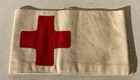 WWII WW2 Original US Army Military Medic Red Cross Armband with Serial Numbers