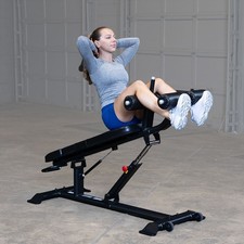 Pro ClubLine Ab Bench by Body-Solid, Black Fi...