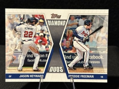 2011 Freddie Freeman/Jason Heyward Diamond Duos Rookie Card #DD-HF