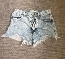 PacSun Vintage High Rise Denim Shorts Size 26