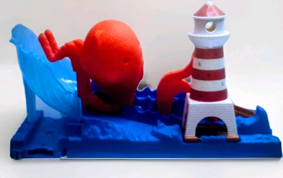 Hot Wheels City Octopus Pier Attack 2018 Mattel Playset Center Pc. No Car - Image 3 of 4