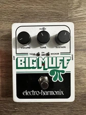 Electro-Harmonix Big Muff Pi with Tone Wicker Distortion Guitar Effect Pedal