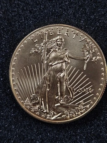 🌟 2016 $50 1 oz Gold American Eagle Liberty Gold Bullion Coin UNC