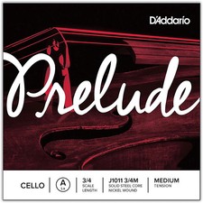 D'Addario Prelude Cello A String 34 Size