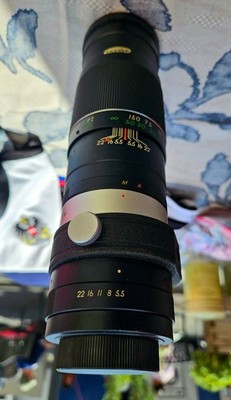 Vintage Tele-Objektiv 300mm 1:5.5 M42 Gewinde mit Köcher Zubehörpaket