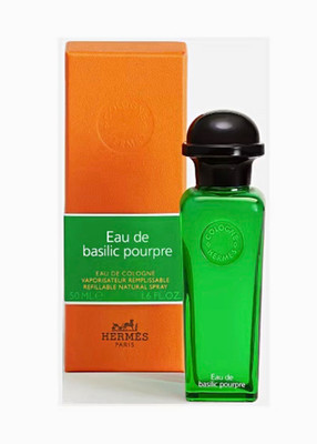 HERMÈS Eau de basilic pourpre Eau de Cologne Spray Refillable 6.7 fl oz