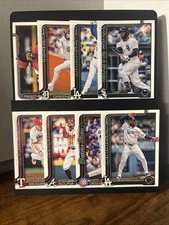 2025 TOPPS MLB SUPERSTAR LOT OF 8 ELLY CRUZ CROW-ARMSTRONG ACUNA FREEMAN SEAGAR