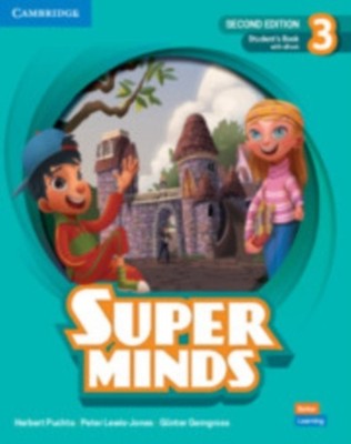 Super Minds Level 3 Students Book with eBook by Herbert Puchta PAPERBACK