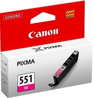 Canon Druckerpatrone Tinte CLI-551 M Magenta, Rot